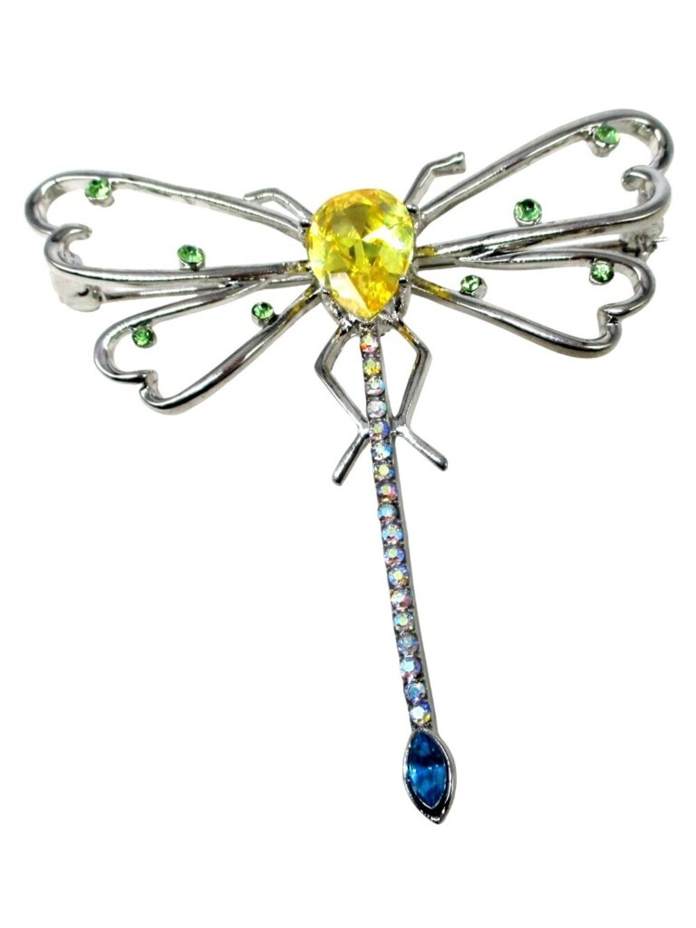 Dragonfly Brooch Pin Insect Nature Costume  Jewelry Gift 2-3/4"